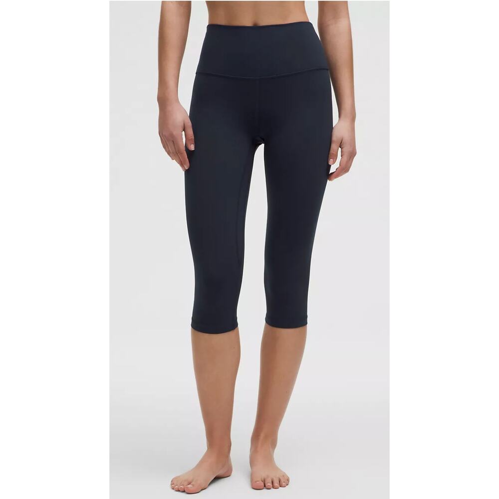lululemon Align High-Rise Crop 19" navy blue
